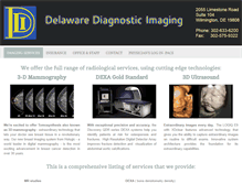 Tablet Screenshot of delawarediagnosticimaging.com